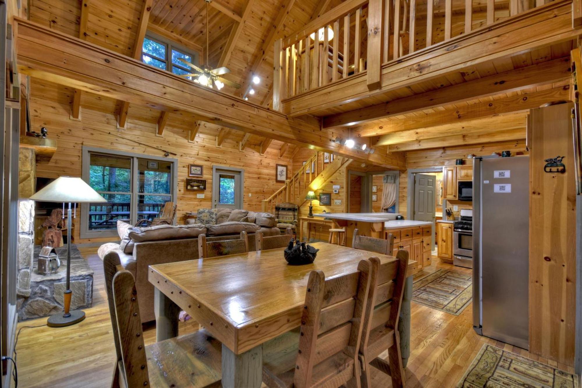 K6 Lodge Gather Around The Firepit Soak In The Hot Tub And Splash In The Creek Blue Ridge Exterior photo