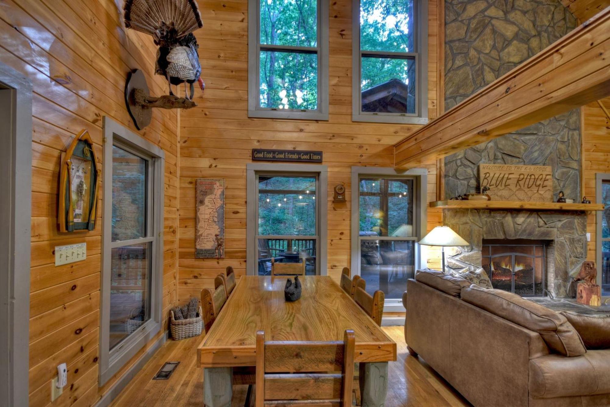 K6 Lodge Gather Around The Firepit Soak In The Hot Tub And Splash In The Creek Blue Ridge Exterior photo